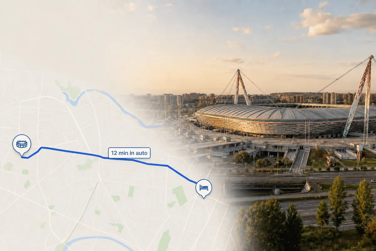 Allianz Stadium: come arrivarci da Miramonti (guida aggiornata 2026)