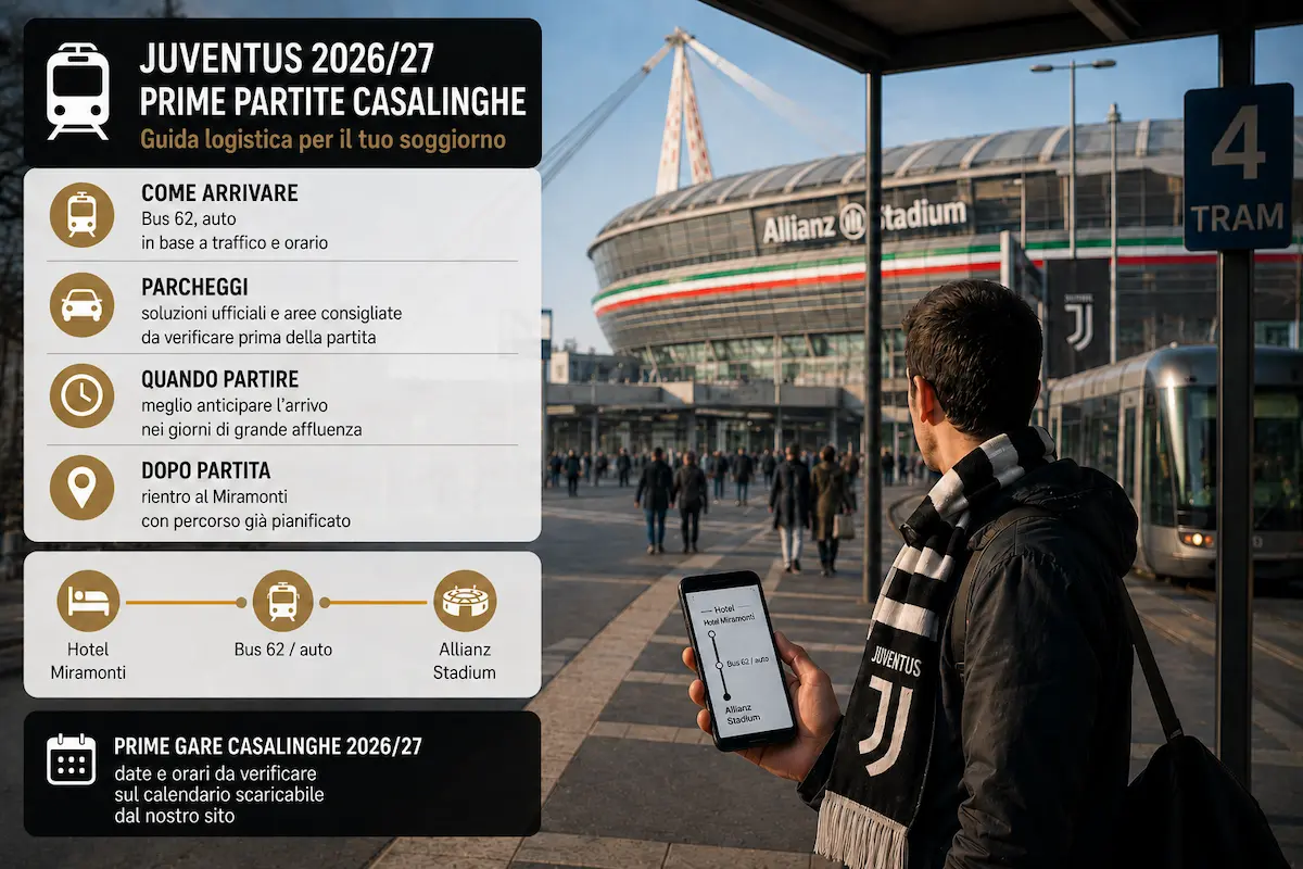 Juventus: the first home matches 2026/27 — logistical guide
